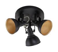 Briloner Applique murale et plafonnier rétro (rond)