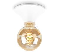 BRILONER - Applique murale intérieure, lampe de salle de bains, plafonnier, luminaire de plafond, applique étanche pour salle de bains, lampe de miroir, blanche