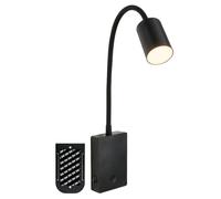 BRILONER Applique murale LED, sans fil, variateur tactile, recharge USB-C | lampe de lecture, lampe de chevet, intensité variable, rechargeable, lampe murale, 70x45x510mm, dimmable, lumière blanc chaud