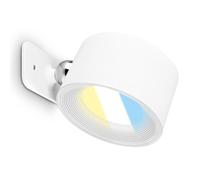 BRILONER - Applique murale sans alimentation électrique avec batterie, amovible par aimant, pivotante à 360 degrés, dimmable, Applique intérieure, Lampe de lit, Lampe de lecture, 8,7x7,5x4,8cm, Blanc