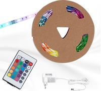 BRILONER - Bande LED 3m, télécommande incluse, changement de couleur inclus, autocollante, 2267-090P