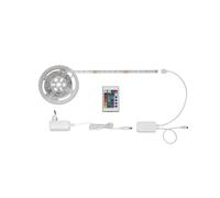 Briloner - Bande LED 5m, Bande LED Wifi, Bluetooth, RGB, App Control, Bande flex incl. télécommande, auto-adhésif, IP20, blanc, 5.000x10x3mm (LxWxH)
