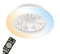 BRILONER Ventilateur de plafond LED (Blanc)