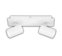 BRILONER Classe énergétique A Plafonnier orientable, Ultra Efficient, 3000K blanc chaud, env. 50.000h de lumière, Lampe de salon, Lampe de chambre, Plafonnnier de cuisine, 29 cm, Blanc