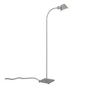 BRILONER - Lampadaire flexible, Lampadaire orientable, interrupteur à bascule, 1x E27 douille max. 10 Watt, câble inclus, chrome mat, 152 cm