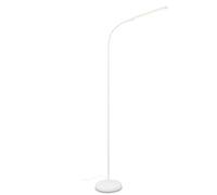 BRILONER - Lampadaire LED dimmable comme décoration dans le salon et lampe de lecture, Lampe LED orientable, Lampe de salon, Touche, Éclairage indirect, Blanc