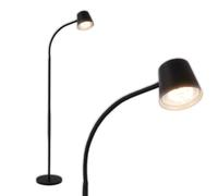 BRILONER - Lampadaire LED sans fil avec touche, intensité variable, batterie et source interchangeables, lampadaire à batterie, lampe de lecture, lampe de salon, plafonnier, lampadaire, 126,5 cm