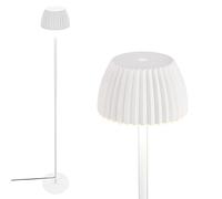 BRILONER - Lampadaire LED tactile, à intensité variable, bord lumineux, lumière blanche chaude, salon, lampe sur pied, lampadaire sur pied, 19x124 cm, blanc cassé