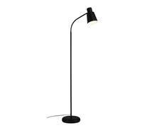 BRILONER Lampadaire pour la décoration du salon et lampe de lecture, lampe pivotante, lampe de salon, bouton de pied, éclairage indirect, noir