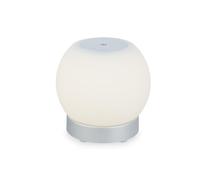 BRILONER - Lampe de table LED sans fil avec tactile, intensité variable par niveaux, abat-jour en verre, lampe de chevet, lampe de lecture, lampe LED, lampe de camping, lampe de table, lampe