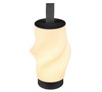 BRILONER - Lampe de table sans fil avec variateur tactile, IP44, lumière blanc chaud, câble usb-c, batterie remplaçable, lampe de chevet sans fil, salon à poser, 14 x 28 cm, noir