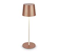 BRILONER - Lampe de table sans fil LED IP44 avec touch, dimmable, batterie & source lumineuse interchangeables, salon à poser, 11x34,5 cm, coffee