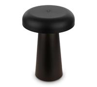 BRILONER - Lampe de table sans fil, variateur tactile continu, fonction mémoire, ip44, câble usb-c, batterie remplaçable, lampe de chevet sans fil, salon à poser, 12 x 17 cm, noir