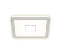 Briloner Lampe LED De Plafond Panneau Eclairage 19x19cm 12W 1400lm 4000K Argent