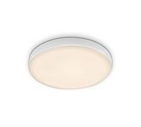 Briloner - lampe LED encastrée salle de bain sans cadre, spot LED encastré salle de bain, LED encastré IP44, température de couleur blanc chaud, 6W, 700 lm, 100 mm, blanc