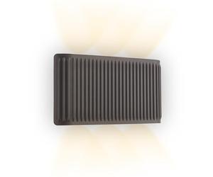 BRILONER - Lampe murale sans fil, tactile, intensité variable, lumière blanc chaud, éclairage haut et bas, applique murale sans fil, applique rechargeable, lampe chambre, 17,5x9x4,5 cm, Anthracite