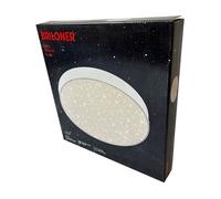 Briloner LED Applique Et Plafonnier Blanc Rond 21W Neutre 4000K Ciel Étoilé