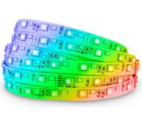 Briloner LED Strip 5m, télécommande, gradable, autocollant, RGB couleurs changeantes, blanc, 500 x 1 cm