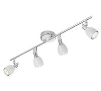 Briloner Leuchten 3111-046 LED, plafonnier, Spots, Lampe Salon d'enfant ou Chambre a Coucher, orientable, Métal, GU10, 5 W, Chrome