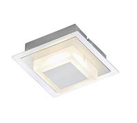 Briloner Leuchten 3532-011 plafonnier, Spots, Lampe Salon, Applique LED, Métal, 5 W, Chrome
