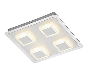 Briloner Leuchten 3532-041 plafonnier, Spots, Lampe Salon, Applique LED, Métal, 5 W, Chrome