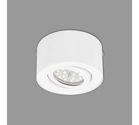 Briloner Leuchten 7121-016 Plafonnier LED 5 W réflecteur orientable 470 lm 3000 K Blanc Ø 9 cm, blanc