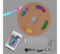 BRILONER Leuchten - Bande LED extérieure 10m, bande LED RGBW, IP44, télécommande, changement de couleur, dimmable, revêtue de silicone, peut être raccourcie