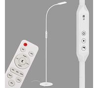 Briloner Leuchten Lampadaire à LED avec Variateur d'intensité et Télécommande 8 W 700 Lm Blanc 8 W