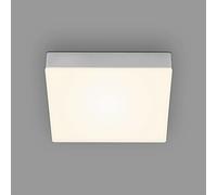 Briloner Leuchten - LED Ceiling Light Frameless LED Ceiling Light LED Surface-Mounted Light Warm White Colour Temperature 212 x 212 x 36 mm Silver