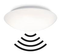 BRILONER 3362-116 Plafonnier LED avec détecteur de Mouvement et capteur de lumière du Jour en Plastique, 20 W, Blanc, Ø40.2 cm