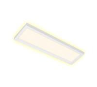 Briloner Leuchten - Plafonnier LED, lampe de plafond avec effet de rétro-éclairage, 22 Watt, 3 000 Lumen, 3 000 Kelvin, blanc, 582x202x41 mm (LxLxH)
