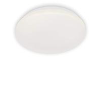 BRILONER 3404-116 Plafonnier LED, Lampe de Salle de Bain, IP44, 12 Watt, 1.200 Lumen, 4.000 Kelvin, Blanc, Ø 28,8cm