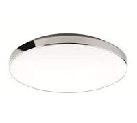 Briloner Leuchten - Plafonnier LED pour salle de bain IP44 13 W 1700 lm 4000 K Blanc/chromé Ø 35,5 cm