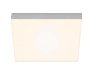 Briloner Leuchten Plafonnier LED sans cadre, en saillie, température de couleur blanc chaud, 287 x 287 x 36 mm, argenté, argenté