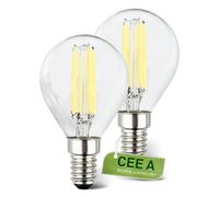 BRILONER - EEK A Lot de 2 lampes LED à filament E14, lumière blanc chaud, 2.5W, 525lm, LED, ampoule LED, éclairage LED, ampoule LED, ampoules, ampoule