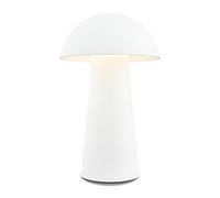 BRILONER - Mini lampe de table LED sans fil avec Touch, intensité variable par paliers, IP44, lampe de chevet, de lecture, de camping, de table, à accu, 12x19,5 cm, Blanc