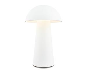 BRILONER - Mini lampe de table LED sans fil avec Touch, intensité variable par paliers, IP44, lampe de chevet, de lecture, de camping, de table, à accu, 12x19,5 cm, Blanc