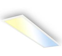 Briloner Piatto 7767016 Panneau à LED 24 W blanc chaud, blanc lumière du jour blanc