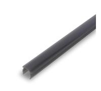 BRILONER - Pimp your Panel Diffuseur aspect fumé foncé, profilé en plastique, accessoires panneaux acoustiques, largeur de fente 11 mm, à clipser, à raccourcir, 1,3 m, aspect fumé