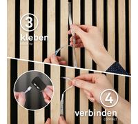 Briloner Pimp your Panel LED Strip, kit de base CCT, Pimp your Panel, pilote, télécommande, blanc, 260 x 1 cm