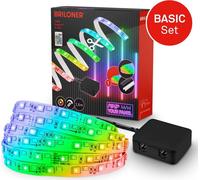 Briloner Pimp your Panel LED Strip, kit de base RGB, Pimp your Panel, pilote, télécommande, blanc, 260 x 1 cm