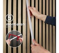Briloner Pimp your Panel LED Strip, kit de base WW, Pimp your Panel, pilote, interrupteur à câble, blanc, 260 x 1 cm