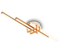 Briloner Plafonnier à LED (Barre de 3, Coffee, gris chaud)