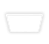 BRILONER - Plafonnier LED à lumière indirecte, 3 cm d'épaisseur, lumière blanc neutre, lampe LED, lampe de salon, panneau LED, lampe de cuisine, éclairage de plafond, 56x56x3 cm, blanc