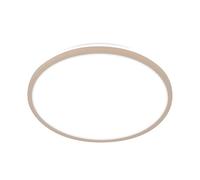 BRILONER - Plafonnier LED à lumière indirecte, lumière blanche neutre, 15W, 1500lm, lustre salon, lustre chambre, luminaire plafonnier, cuisine, plafonnier LED, 28 x 4,2 cm, beige