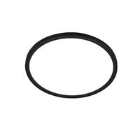 BRILONER - Plafonnier LED à lumière indirecte, plat, IP44 anti-éclaboussures, plafonnier LED, panneau LED, lampe de salle de bain, lampe de cuisine, lampe pour pièce humide, 29x4cm (DxH), noir