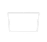 BRILONER - Plafonnier LED à lumière indirecte, plat, lumière blanche neutre, ampoule LED, plafonnier, lampe de salon, cuisine, éclairage de plafond, couloir, 29 x 29 x 3 cm, blanc