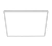 BRILONER - Plafonnier LED à lumière indirecte, plat, lumière blanche neutre, ampoule LED, plafonnier, lampe de salon, cuisine, éclairage de plafond, couloir, 42 x 42 x 3 cm, blanc