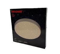 Briloner Plafonnier LED Applique Murale Argent Rond 21W Blanc Neutre Ciel Étoilé