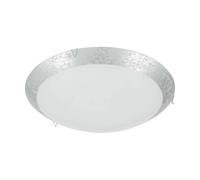 Briloner Plafonnier LED Argent Rond Ø30cm 8,4W 900lm Lampe Blanc Neutre 4000K